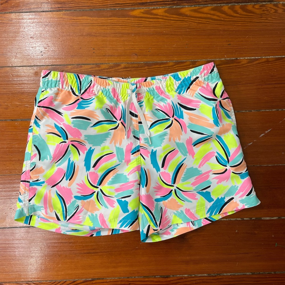 Chubbies Flamingo Neon Palm Swim Trunks 4.5” Inseam - Men's Size Small
